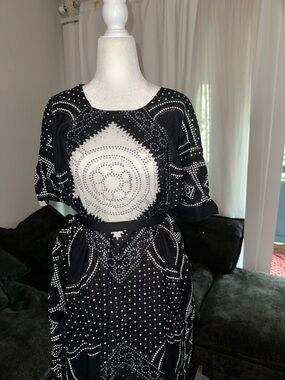 Homemade  dress long summer or stay home dress size L